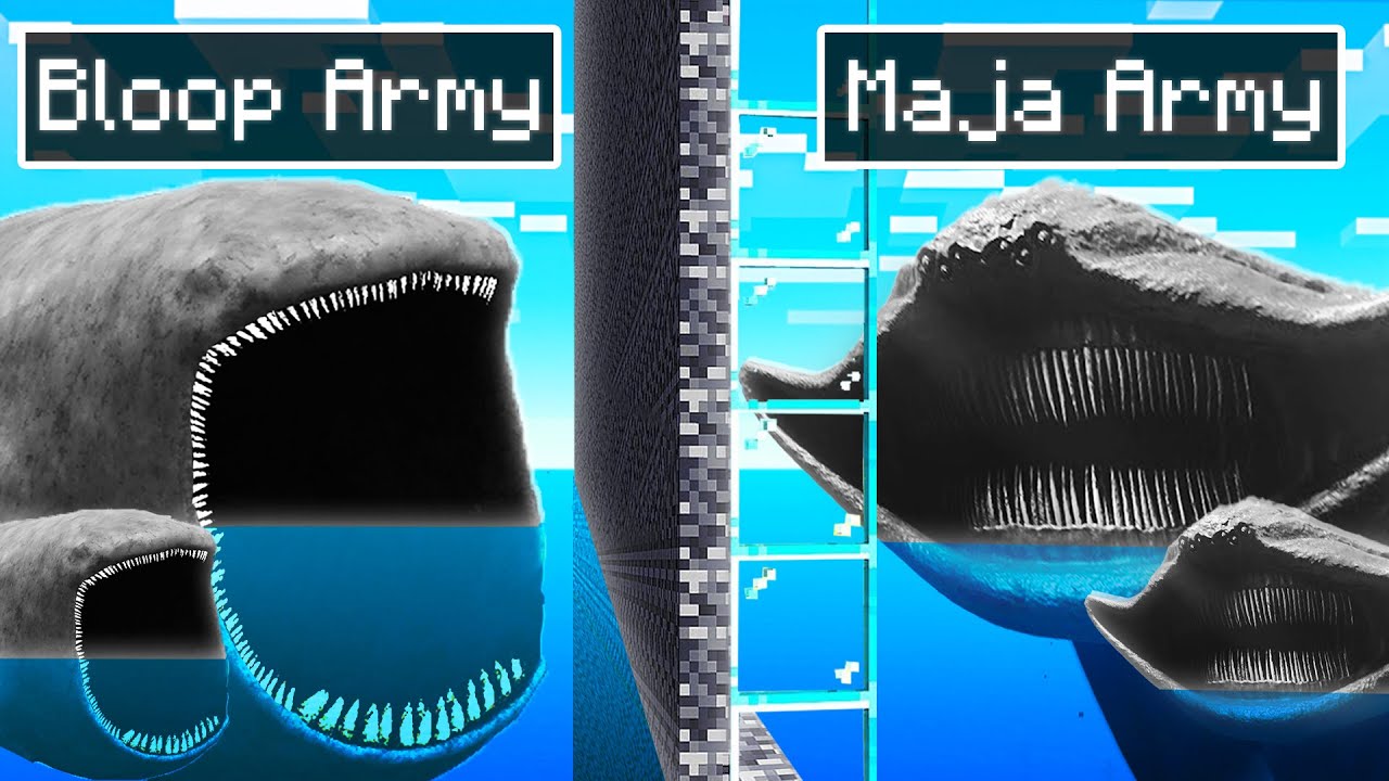 I Fooled My Friend as BLOOP ARMY vs EL GRAN MAJA ARMY in Minecraft