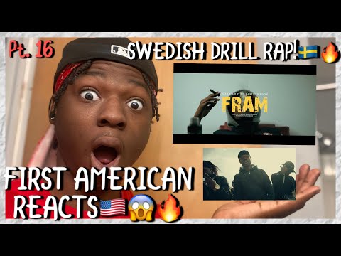 DREE LOW FT. YASINTHEDON - "FRAM" | BLACKY - TRAP| AMERICAN REACTS to SWEDISH DRILL RAP! Pt.16