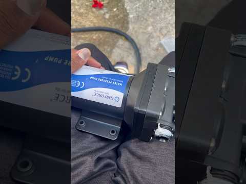 Rv/food truck Water Pump TDRforce FL- 540 E pressure water pump installation guides and keys
