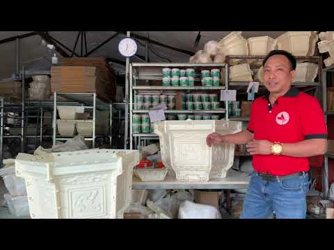 Ra mắt khuôn đổ chậu lục giác 60 cao 45 nhiều cải tiến mới