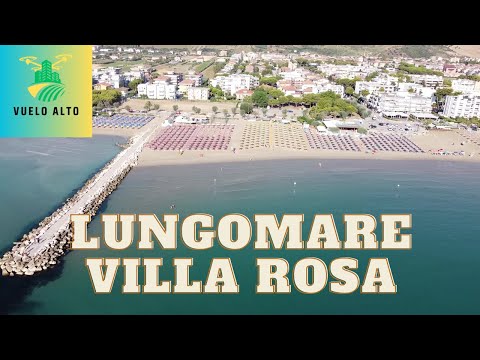 Il lungomare di Villa Rosa dall'alto