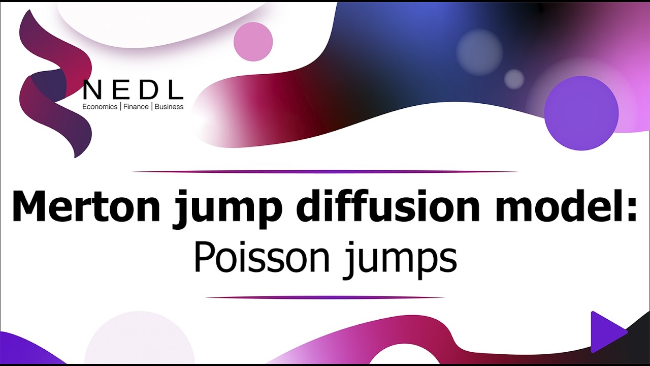 Merton jump diffusion model explained: Poisson jumps