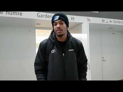 Interview w/DeVaughn Akoon-Purcell prior to CL game against Banvit