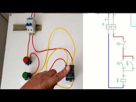 ⚡Como fazer (ligar) um Contato de Selo passo a passo na prática, Comandos Elétricos⚡