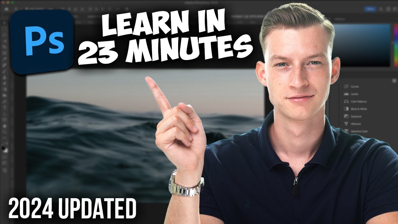 Photoshop Tutorial for Beginners 2024 | Everything You NEED to KNOW!