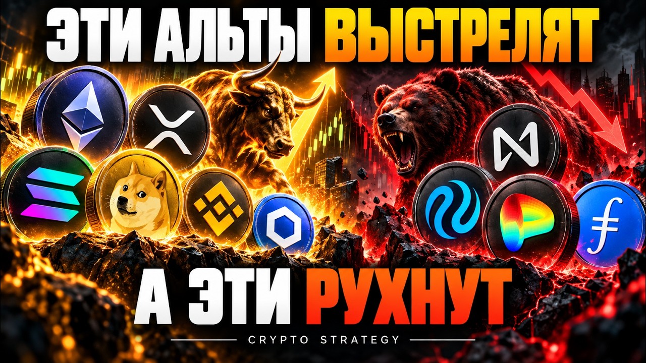 ТОП АЛЬТКОИНОВ ДЛЯ ПОКУПКИ И ДОЛГОСРОЧНОГО ШОРТА!