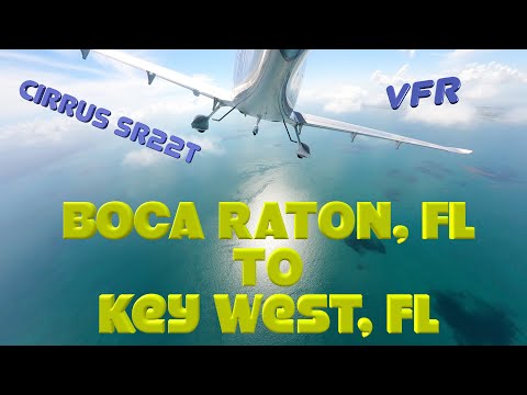 Cirrus SR22T | VFR Key West, Florida | 09Visual Approach with ATC Audio