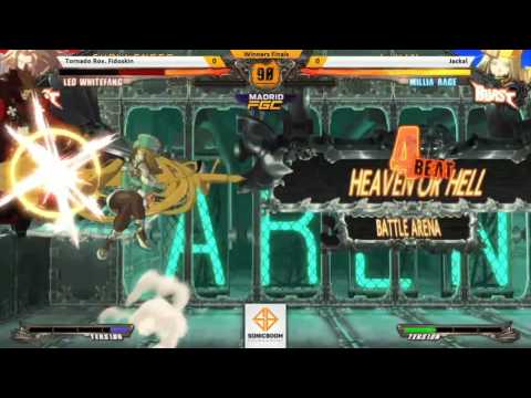 Sonic Boom 2016 GGXrd Rev Winners Finals Tornado Rox. Fidoskin (Leo) vs Jackal (Millia)