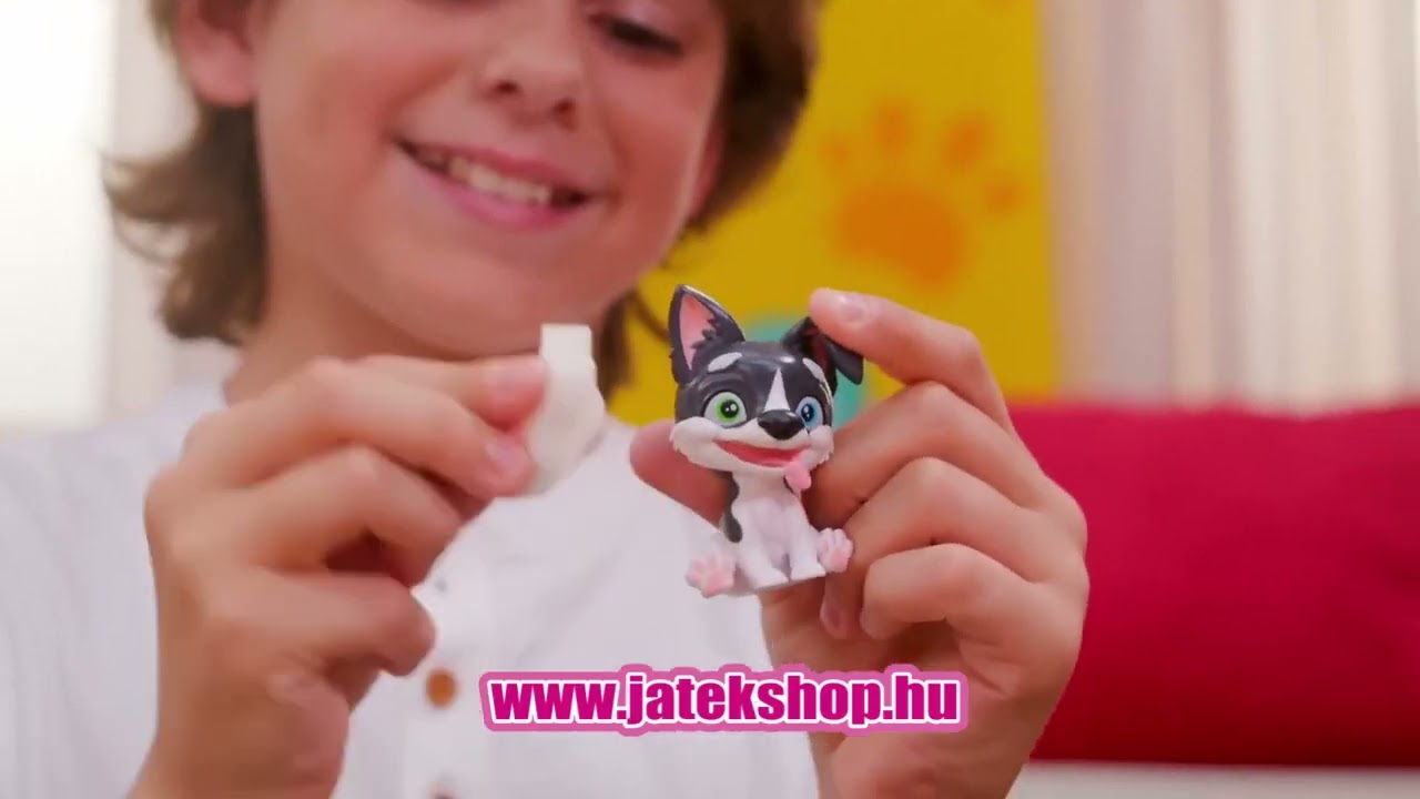 Washy Friends: Meglepetés pancsoló kutyusok tasakban többféle változatban videó