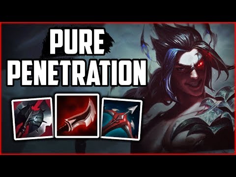 Pure Penetration 1v5 RED KAYN! - Red Kayn Commentary Guide - League of Legends