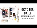 October Daily | Scrapbooking Album Walk Thru