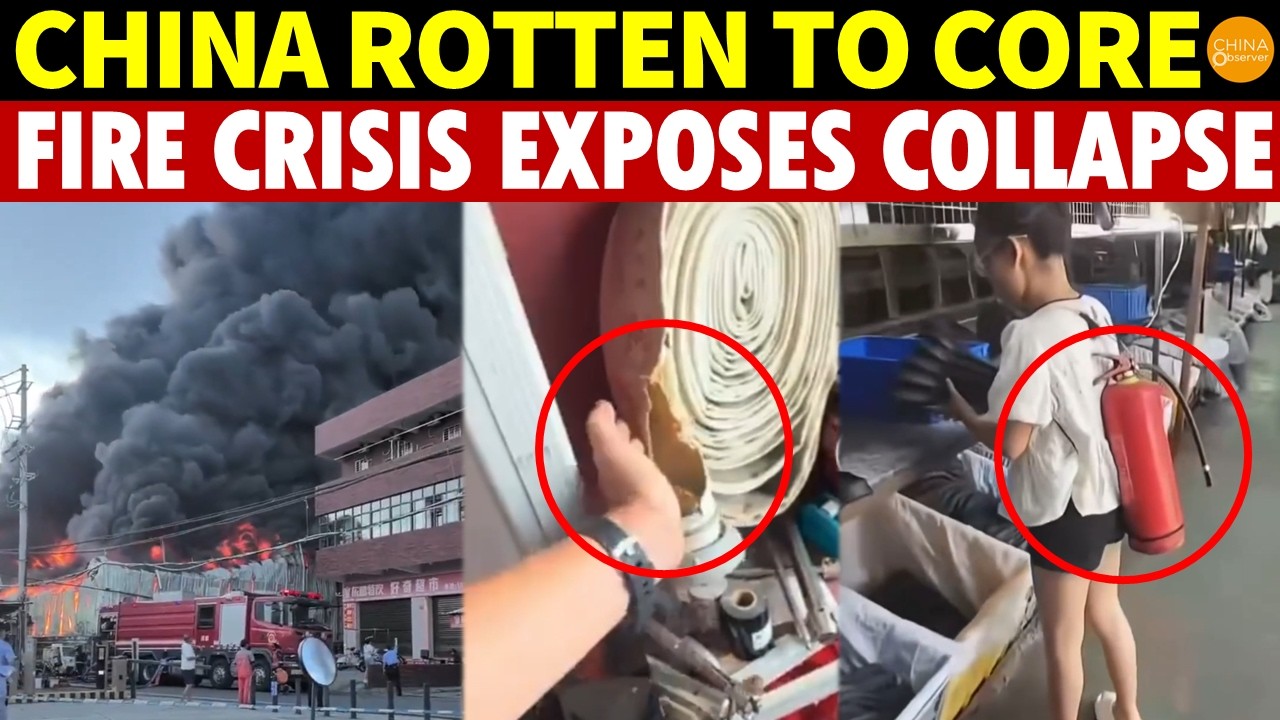China’s Fire Nightmare: When Safety Systems Fail, Workers Carry Their Own Extinguishers