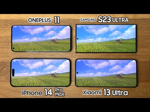 BEST Smartphone Display Comparison - Samsung S23 Ultra vs iPhone 14 Pro Max / Xiaomi 13 Ultra / OP11