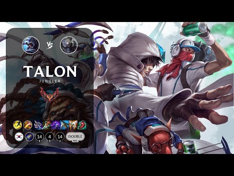 Talon Jungle vs Diana - KR Grandmaster Patch 12.22