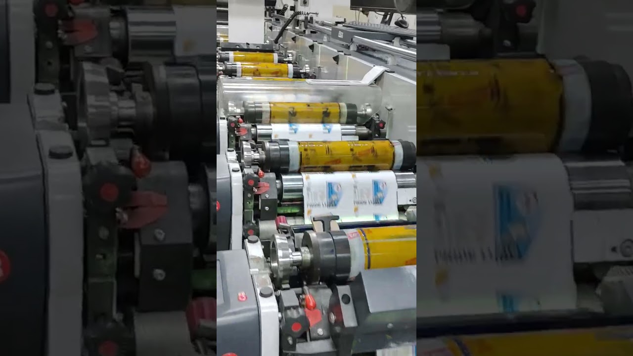 how to flexo printing machine working#instagram #instareels #viral #youtubeshorts #printing #machine