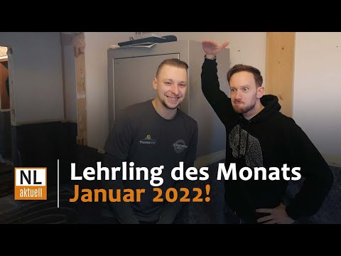 👍Lehrling des Monats Januar | Ausbildung als Estrichleger in Alt Zauche