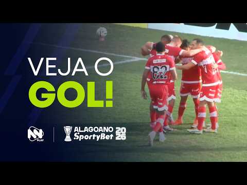 Veja o Gol do CRB contra o CORURIPE - ALAGOANO 2026