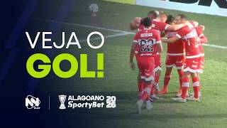 Veja o Gol do CRB contra o CORURIPE - ALAGOANO 2026
