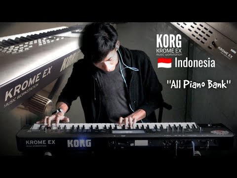 KORG KROME EX❗All Piano Category | Indonesian Keyboard Player