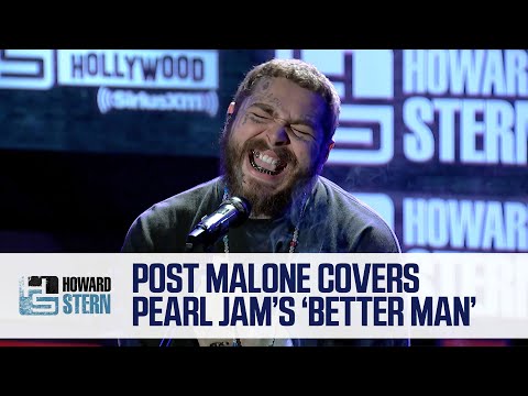 Post Malone Covers Pearl Jam’s “Better Man” Live on the Stern Show