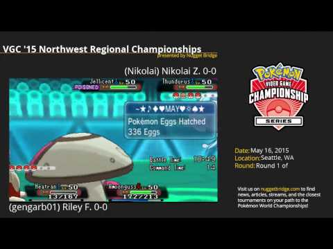 VGC'15 Seattle Regional Round 1 - Riley F. (gengarb0i) vs Nikolai Z. (Nikolai)