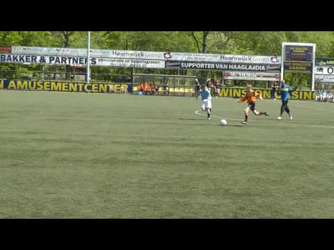 8 mei 2016 Haaglandia C-toernooi VV De Meern C2 - UVS C2 2-1 Doelpunt Daan, assist Faas (1-0)