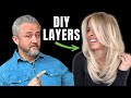 Easy DIY Layered Haircut ANYONE CAN DO!