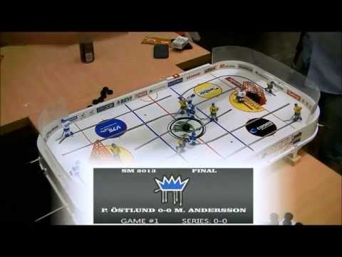 Table hockey-SWE Championship 2013-Final Game1-ÖSTLUND - ANDERSSON