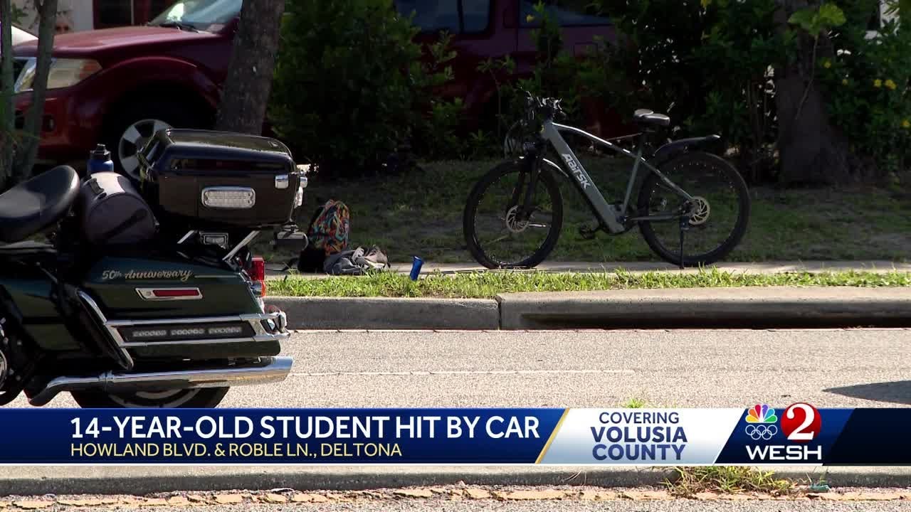 Boy airlifted to hospital after hit by car on way to school