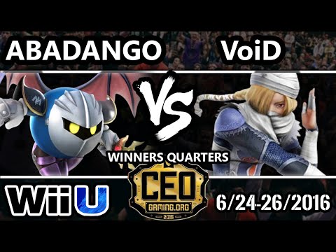 CEO 2016 Smash 4 - Abadango (Metaknight) Vs. dT | Dabuz (Rosalina, Olimar) SSB4 WQ - Smash Wii U