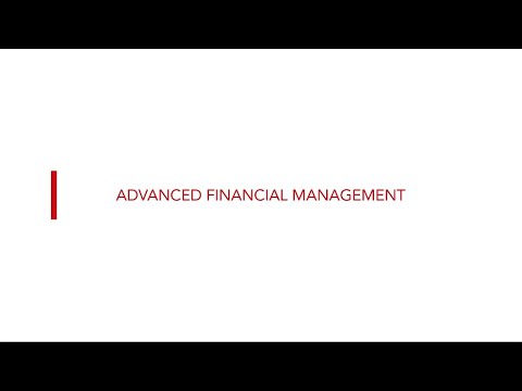 Strategic Professional exams: Advanced Financial Management
