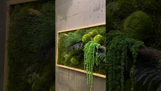 🍀OUR MOSS PAINTING DESIGN🍀 #green #design #moss #shorts