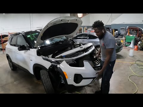 2021 KIA SELTOS how to take the front bumper off
