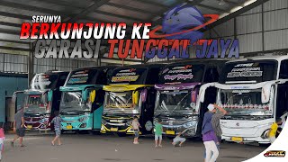 Download lagu REVIEW AND TOURING AROUND THE TUNGGAL JAYA GARAGE, LOTS OF BUSES❗❗❗ mp3