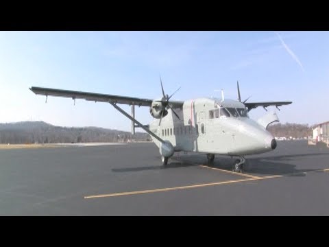 C-23 Sherpa Landing And Taxiing