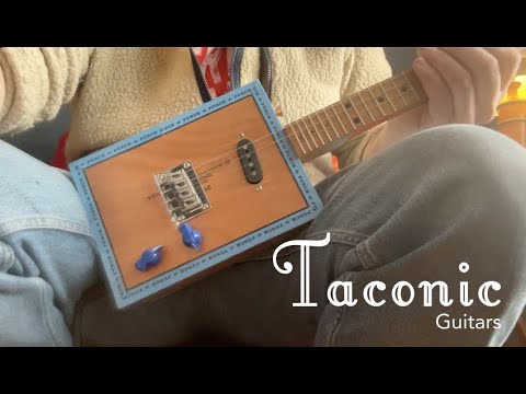 Taconic #232 4 String Electric Cigar Box Mandolin - Punch Gran Puro Toro - Video image 19