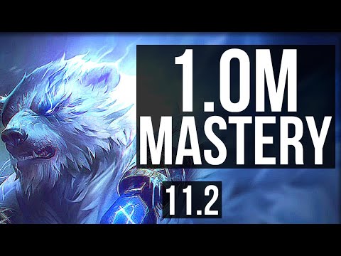 VOLIBEAR vs RENGAR (TOP) | 1.0M mastery, 4/4/16 | NA Diamond | v11.2