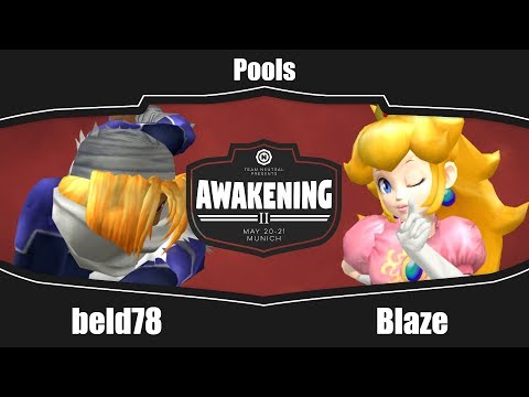 Awakening 2 - beld78 (Sheik) Vs. Blaze (Peach) - Pools - Melee Singles