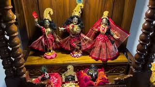 🚶‍♂️🌅🛕Japa walk along the Gaṅgā to Śrīla Trivikrama Gosvāmī Mahārāja's samādhi •raw video 8 Apr 2024