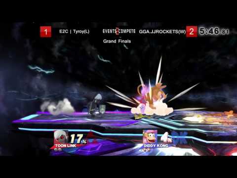 PCB #55 Grand Finals – GGA.JJROCKETS (Diddy Kong) vs. E2C l Tyroy (Mario, Toon Link, Shulk)