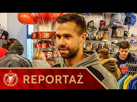 Otwarcie sklepu Widzewa w Opocznie