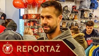 Otwarcie sklepu Widzewa w Opocznie