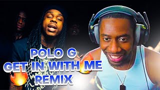 THEY SAYING HE FELL OFF? | Polo G - Get In With Me (Remix) | Reaction