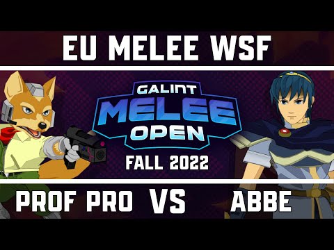 Professor Pro (Fox) vs Abbe (Marth) - EU Melee Winners Semis - GMO Fall '22