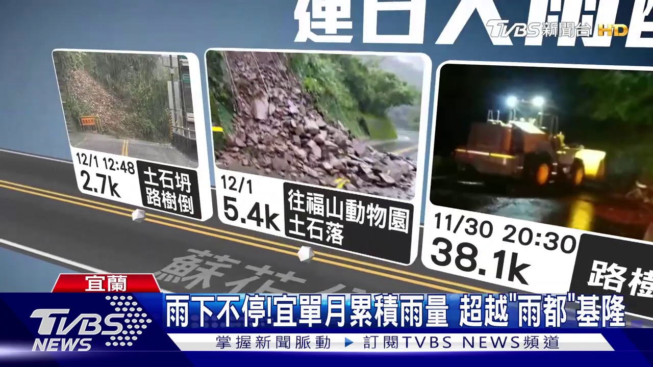 連日大雨! 蘇花台九丁線土石「接連崩塌」