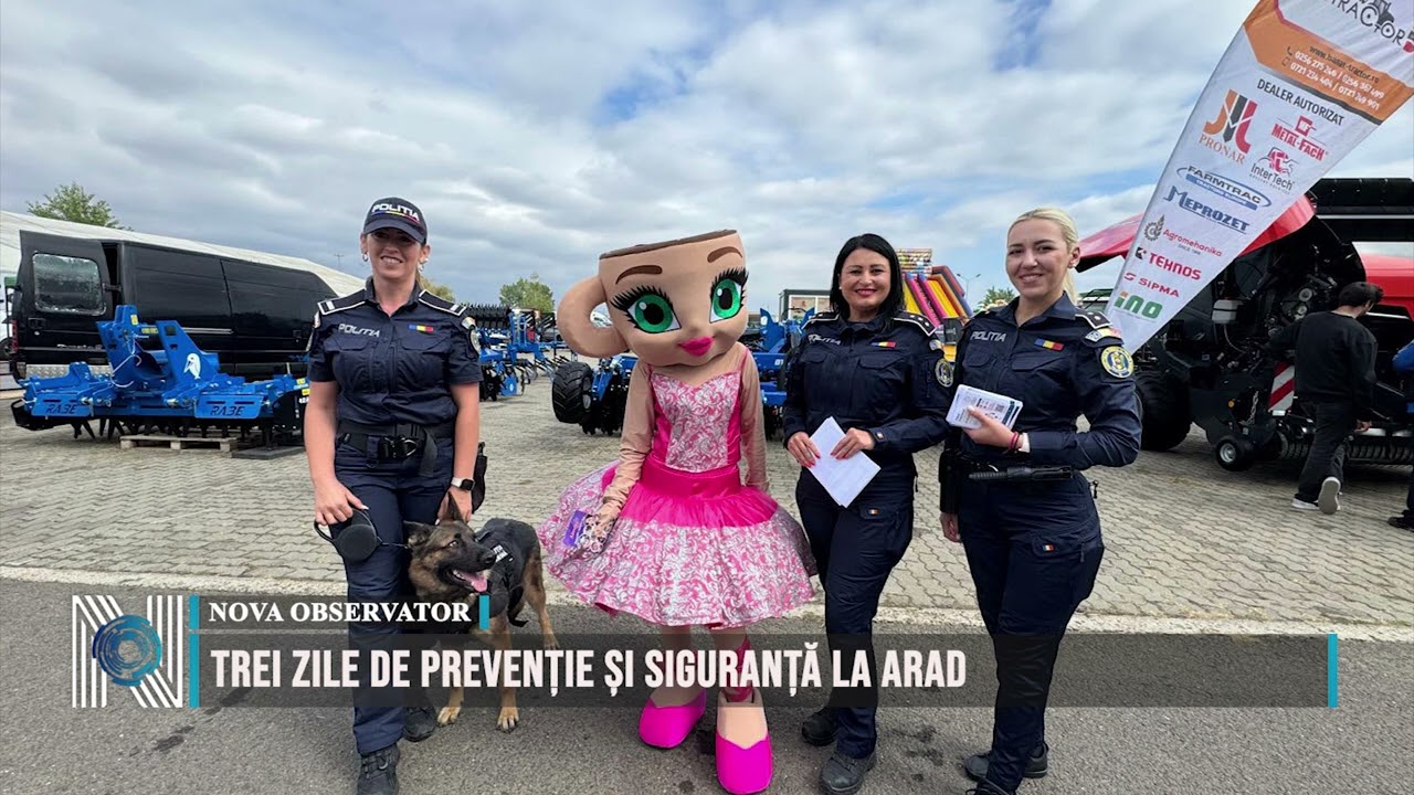 Trei zile de prevenție și siguranță la Arad
