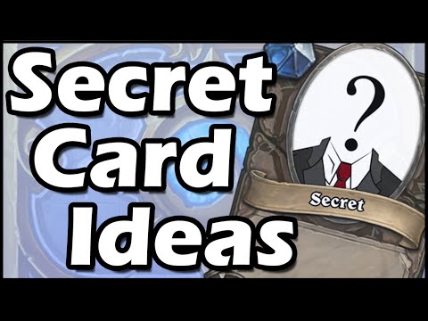 [Hearthstone] Secret Card Ideas - Episode 1