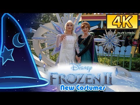 *4K* Elsa & Anna's “Frozen 2” New Costumes debuted in Hong Kong Disneyland (Nov 21, 2019)
