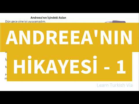 Learn Turkish Translation - 14 (B1 level)