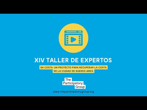 BA Costa: un proyecto para recuperar la costa de Buenos Aires - XIV Taller de Expertos TPG